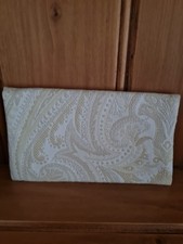 Handmade Cream/Gold Clutch for Wedding
