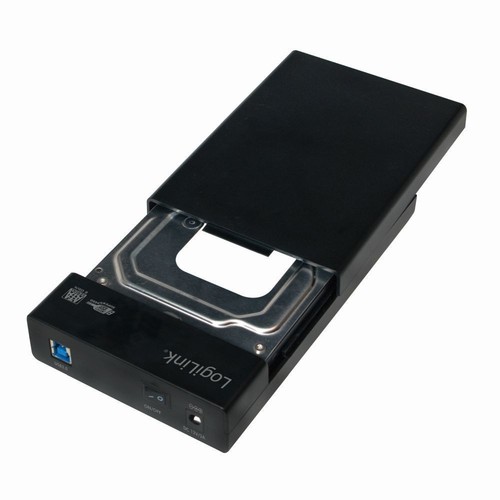10x LogiLink USB 3.0, 3,5" Extern. screwless, schwarz