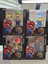 Lot Of 4 The Super Mario Bros Movie 5" Mario, Luigi, Toad, Kamek Brand NEW