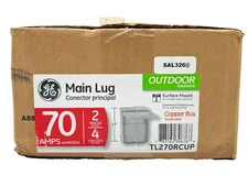 GE PowerMark Plus Outdoor 70 Amp 2-Space 4-Circuit Single-Phase Main Lug Circuit