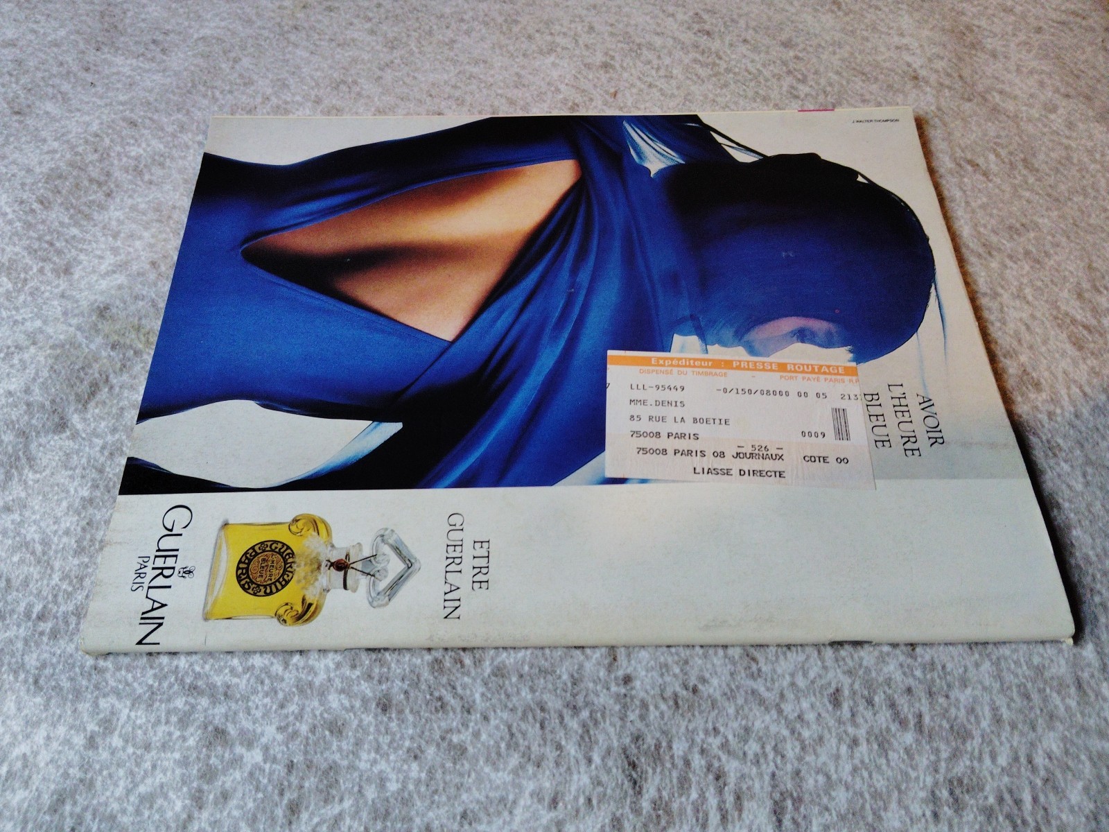 French Elle Dec.1986 Cover Michèle By Gilles Bensimon 