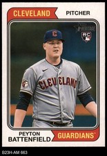 2023 Topps Heritage #663 Peyton Battenfield Guardians RC 8 - NM/MT