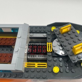 Lego 62791 Boat Hull (Orange) + Top 54101 (Dark Bluish Gray) Arctic Icebreaker