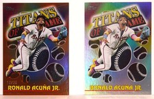 2026 Topps RONALD ACUNA JR. TOG-7 Braves TITANS OF THE GAME 16/25 ORANGE + BASE