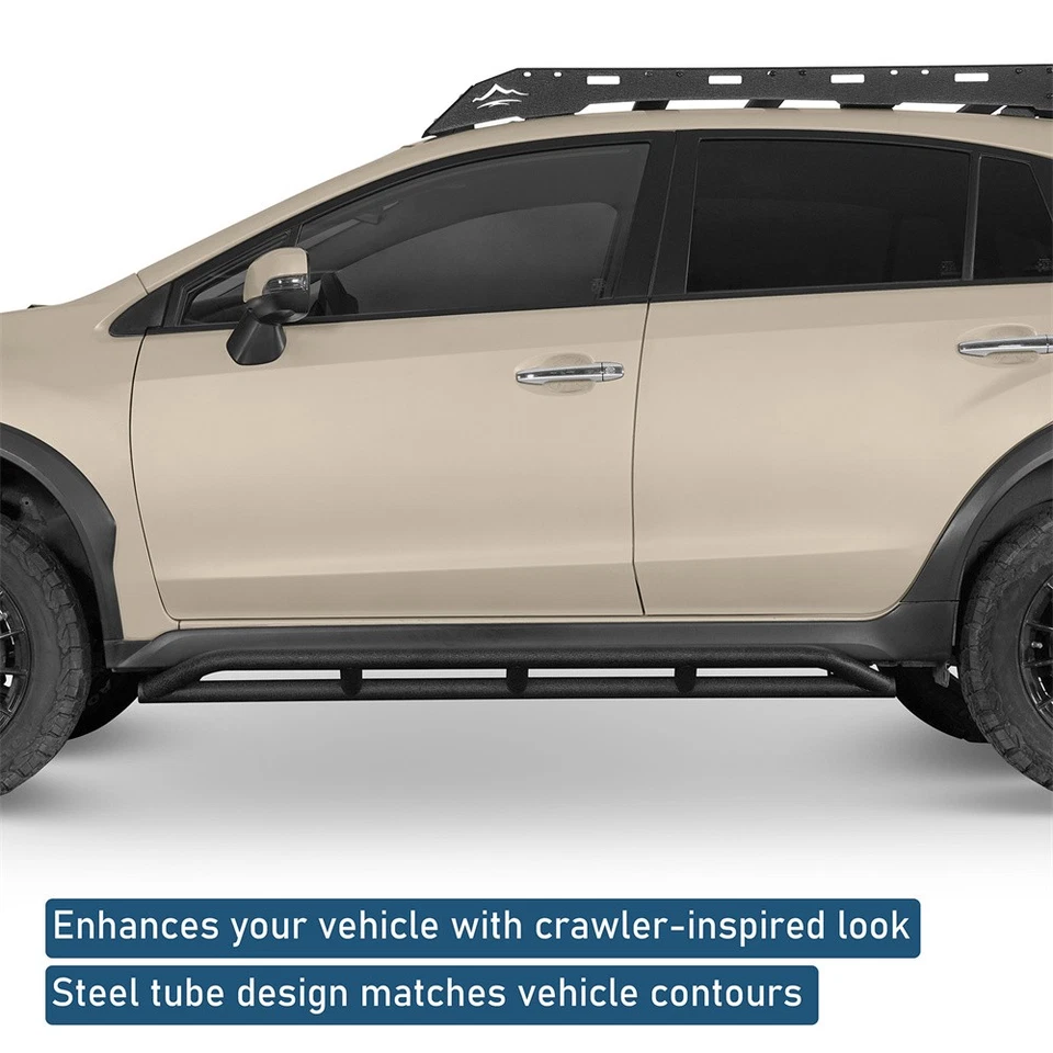 Hooke Road Running Board Guards For 2013 2014 2015 2016 2017 Subaru XV Crosstrek - Image 3 of 4