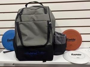 MVP Disc Sports Shuttle Disc Golf Bag With Franklin Disc Set Of 3