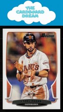 Angel Pagan 2013 Bowman #73 San Francisco Giants Baseball Card