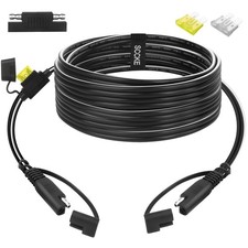 10FT 14AWG SAE to SAE Extension Cable Quick Disconnect Wire Harness SAE Conne...