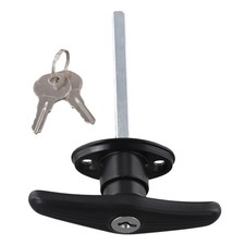 High Strength T Handle Lock for Garages Waterproof Design Easy Key for access