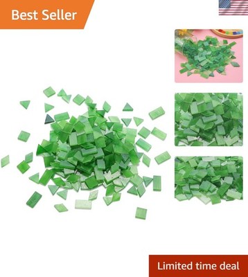 Elegant Colorful Mosaic Tiles   200 Pieces in 4 Shapes for Craft Projects