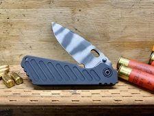 Strider-SMF-Magnacut-Tiger Striped-Aluminum 9 Line-LNIB-Full Flat Grind-USA Made