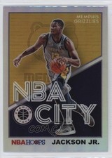 2019-20 Panini NBA Hoops Premium Stock NBA City Holo Jaren Jackson Jr #10 1lu5