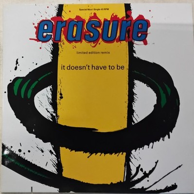 ERASURE  ## IT DOESN'T HAVE TO BE  ##    12'' MAXI SINGLE VINYL VON 1987