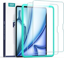 2 Pack Screen Protector for iPad Air 11 Inch, 9H Tempered Glass, Anti-Scratch