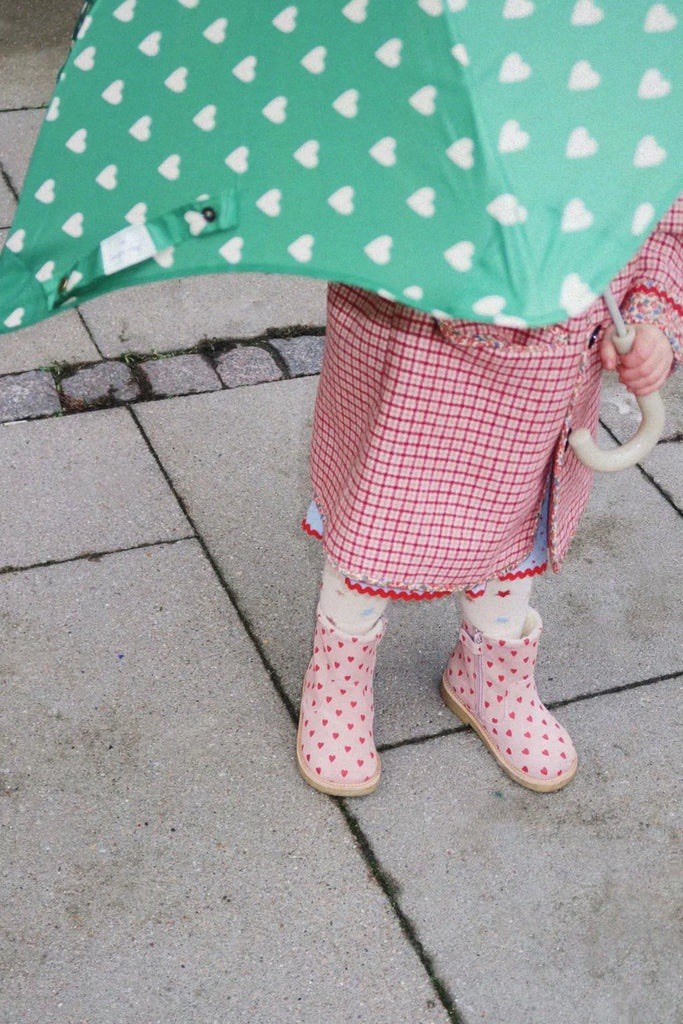 Konges Slojd pippi heart pull on boots fur lined EU26 in box sold out RRP$145 image 2