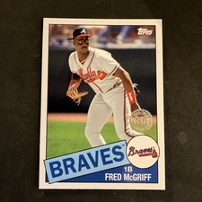 FRED MCGRIFF - 2020 Topps Update 35th Anniversary (1985) #85TB-8 ATLANTA BRAVES