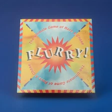 FLURRY ! Ultimate Game of Race & Chase Factory Sealed by Reveal.  NEW Board Game