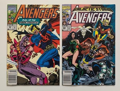 Avengers #344 & #345 (Marvel 1992) 2 x VF+ condition issues.