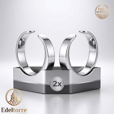 2 Pack Anti Snoring Magnetic Ring Sleep Aid Acupressure Stop Snore Device M