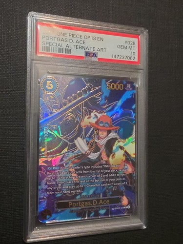 Portgas.D.Ace EB02-028 SP · OP13 PSA 10, eBay listing photo