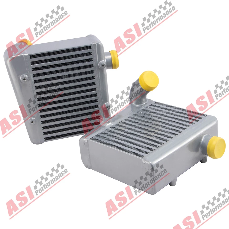 Twin Turbo Dual Side Mount Aluminum Intercooler For 1990-1996 1995 Nissan 300ZX Foto 2 de 4