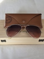 VTG Ray-Ban RB3025 Aviator Large Metal Sunglasses Brown Gradient Lenses