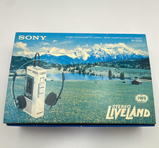 Sony M-1000 Stereo Handheld Microcassette Recorder w/ Box Case Manuals