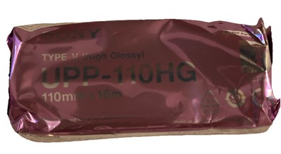 Sony UPP-110HG Type V High Glossy 110mm X 18m Thermal Printer Paper 1 Roll Japan