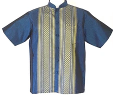 Asian shirt for men, khmer clothes khmer shirt Thai-lao dress,Thai Tradition