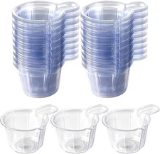 150Pcs 40Ml Disposable Plastic Resin Mixing Cups Multipurpose Dispensing Cup for