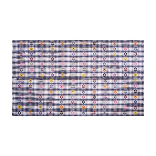 Vintage Handwoven Turkish Kilim Rug 180x330 cm – Organic Wool, Muted Stripes