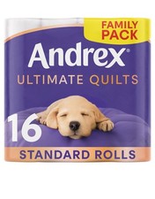 Andrex Ultimate Quilts Toilet Tissue 16 Standard Rolls