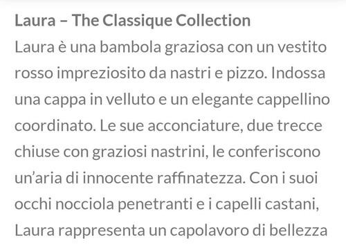Bambola Laura The Classique Collection, in porcellana, Epoca 1970, originale - Foto 14 di 14