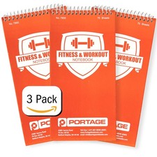 Fitness  Workout Notebook - Fitness Journal, Workout Log, Exercise  Weight ...