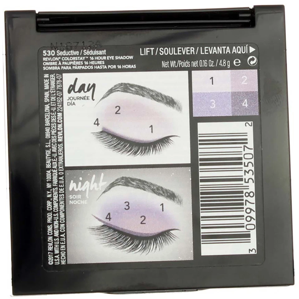 4 Pack Revlon ColorStay 16-Hour Eyeshadow, Seductive 530, 0.16 oz - Image 2 of 2