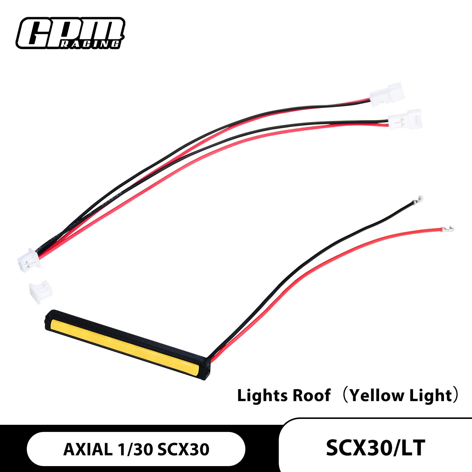 Roof Light Bar for AXIAL 1/30 SCX30 Jeep Wrangler JLU 4X4 RTR Brushed Rock Parts thumbnail 6