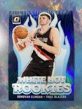 2024-25 Donruss Optic Basketball White Hot Rookies Purple Donovan Clingan #11 RC