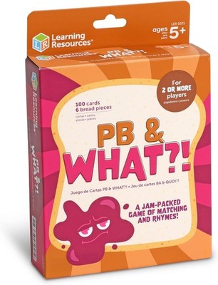 Learning Resources PB What Rhyming Game Literacy Phonics