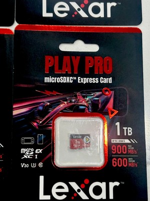 Lexar PLAY PRO microSD Express EX Card 1TB UHS-II V30 SDXC Brand New Switch 2