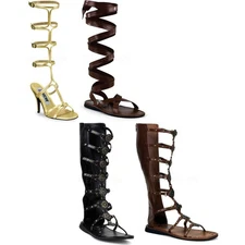 Pleaser Funtasma Knee High Gladiator Sandal Buckle Strap Heel Adult Womenroman1X
