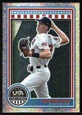 2025 Panini Stars & Stripes USA Baseball Jacob Seamon #34 Speckle