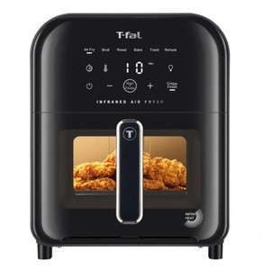 T-fal Infrared Air Fryer, 7-in-1, 5 L (5.3 qt.) Infra-Heat Technology, Black