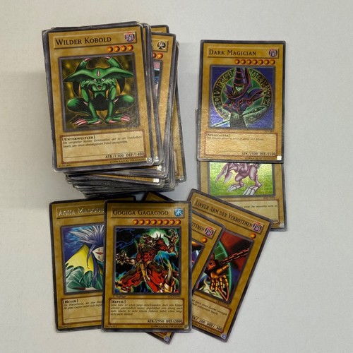 YuGiOh Monsterkarten Konvolut 185 Stück - mehr als 20 Jahre alt