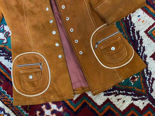 Vintage 1960s Tan Western Jacket - Picture 8 of 9