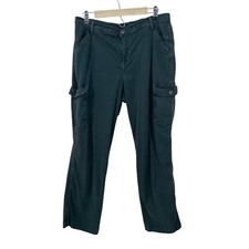 Kuhl Cargo Pants Womens Size 12 Green Cotton Blend Outdoors Hiking 26" Inseam