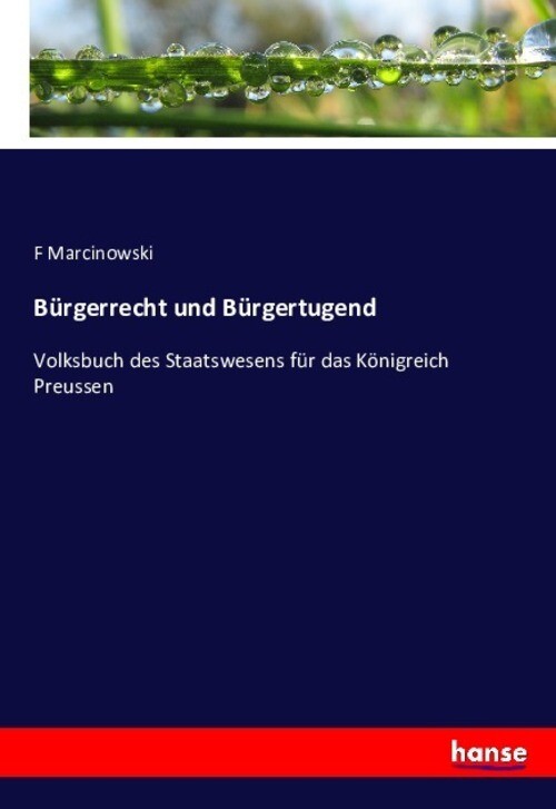 Bürgerrecht Und Bürgertugend F Marcinowski Taschenbuch Deutsch