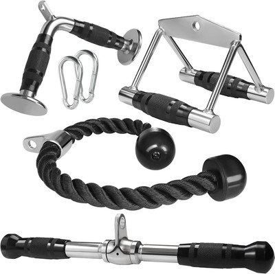 Stainless Steel Cable Machine Attachments: Safe Grip & Maximum Weight Support