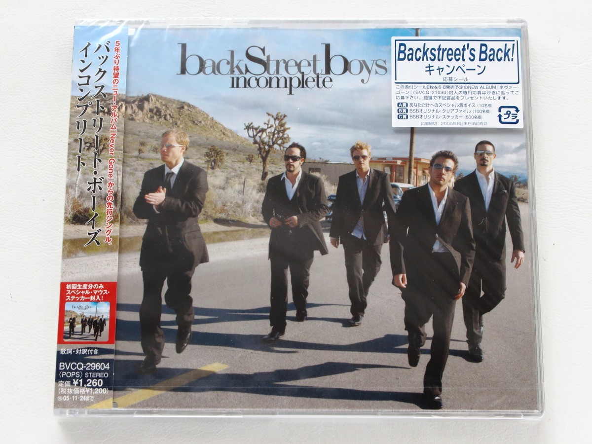 BACKSTREET BOYS Incomplete BVCQ-29604 JAPAN CD w/OBI 109az62 BACKSTREET BOYS Incomplete BVCQ-29604 JAPAN CD w/OBI 109az62
