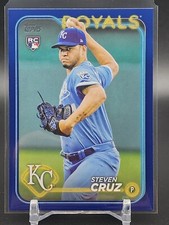 2024 Series 2 Base Royal Blue #360 Steven Cruz  - Kansas City Royals