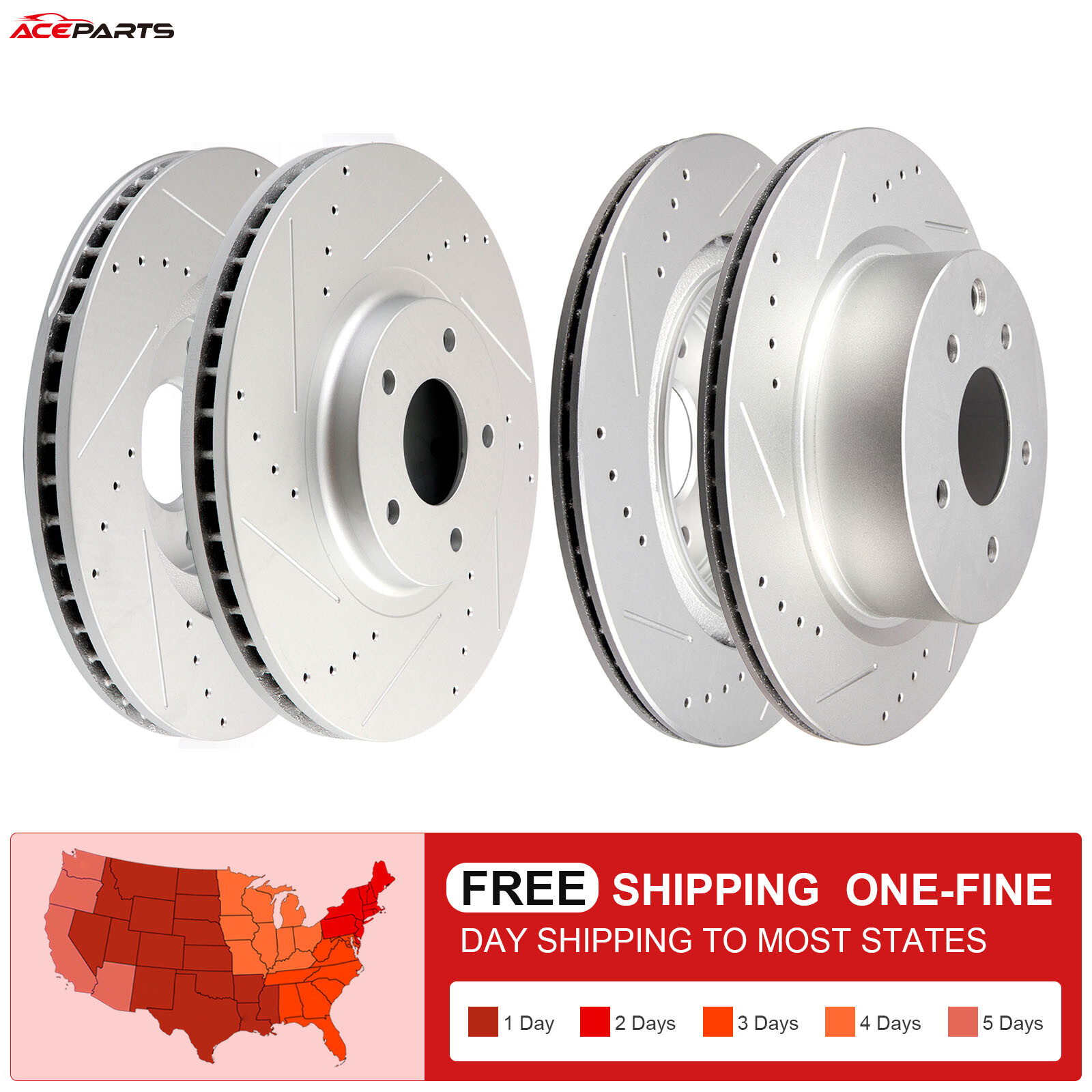 Rear Brake Rotors For 2011 Ford Crown Victoria 2004 Mercury Marauder